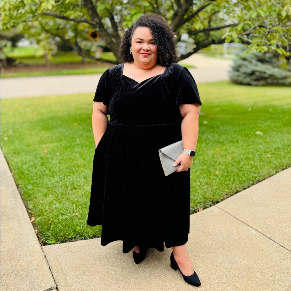 JessaKae Plus Size Riverwood Dress in Black - Size 4X